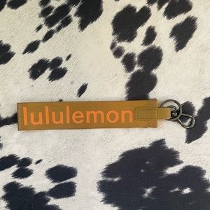 Lululemon never lost keychain